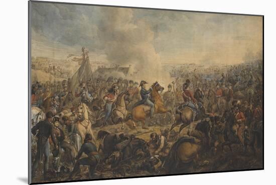 The Battle of Waterloo, after the Order for the Advance of the British Army, 1815, C.1815-Alexander Ivanovich Sauerweid-Mounted Giclee Print