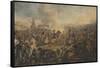 The Battle of Waterloo, after the Order for the Advance of the British Army, 1815, C.1815-Alexander Ivanovich Sauerweid-Framed Stretched Canvas