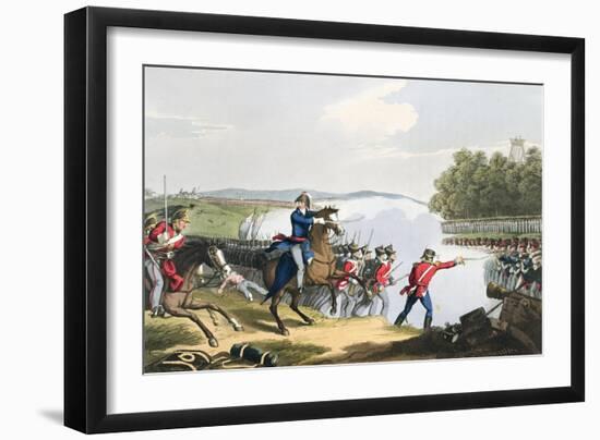 'The Battle of Waterloo Decided by the Duke of Wellington', 1815 (1816)-Matthew Dubourg-Framed Giclee Print