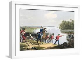 'The Battle of Waterloo Decided by the Duke of Wellington', 1815 (1816)-Matthew Dubourg-Framed Giclee Print