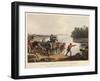 The Battle of Waterloo Decided by the Duke of Wellington-John Augustus Atkinson-Framed Giclee Print