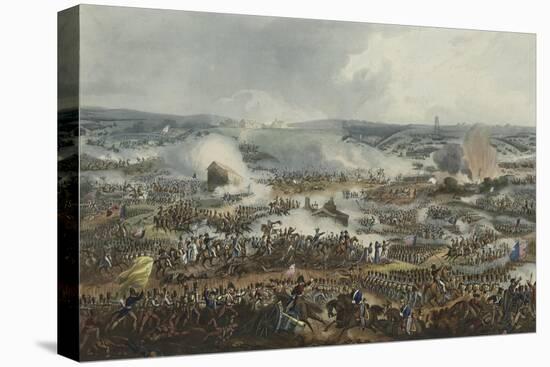 The Battle of Waterloo June 18th 1815-William Heath-Stretched Canvas