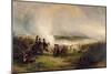 The Battle of Waterloo (Oil on Canvas)-George Jones-Mounted Giclee Print