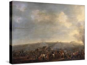 The Battle of Waterloo; the Rout of the French-Pierre Jean Hellemans-Stretched Canvas