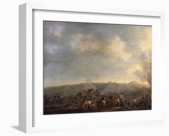 The Battle of Waterloo; the Rout of the French-Pierre Jean Hellemans-Framed Giclee Print