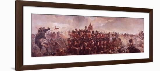 The Battle of Waterloo-null-Framed Giclee Print