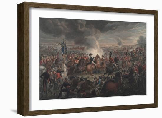 The Battle of Waterloo-Alexander Ivanovich Sauerweid-Framed Giclee Print