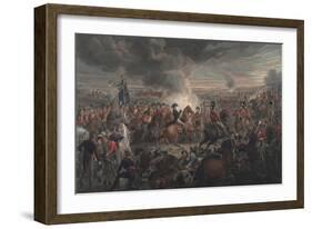 The Battle of Waterloo-Alexander Ivanovich Sauerweid-Framed Giclee Print