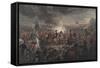 The Battle of Waterloo-Alexander Ivanovich Sauerweid-Framed Stretched Canvas