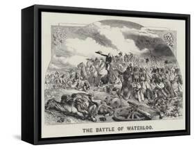 The Battle of Waterloo-null-Framed Stretched Canvas