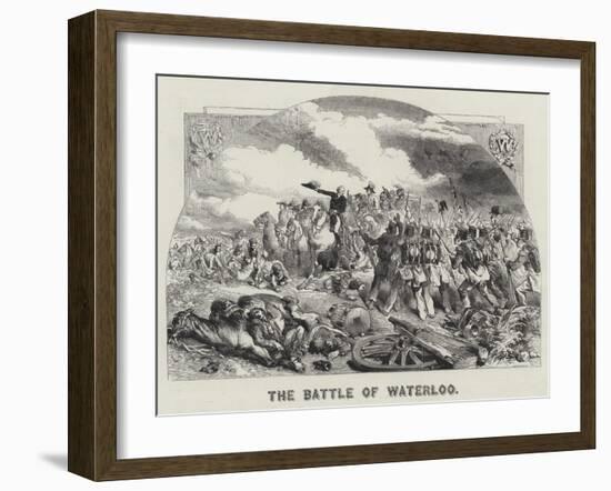 The Battle of Waterloo-null-Framed Giclee Print