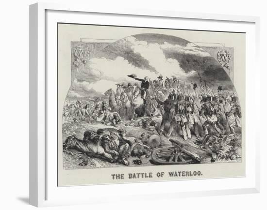 The Battle of Waterloo-null-Framed Giclee Print