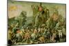 The Battle of Zama, 202 BC, 1570-80-Giulio Romano-Mounted Giclee Print