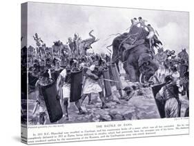 The Battle of Zama 203 BC-John Harris Valda-Stretched Canvas