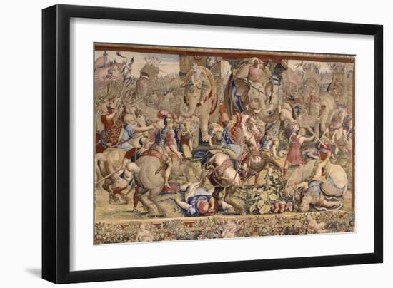 The Battle of Zama-Giulio Romano-Framed Giclee Print