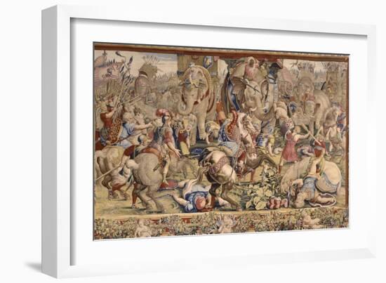 The Battle of Zama-Giulio Romano-Framed Giclee Print