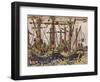 'The Battle of Zonchio (Navarino)', c1499-Unknown-Framed Giclee Print