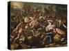 The Battle-Nicolas Poussin-Stretched Canvas