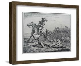 The Battlefield, 1652-Karel Dujardin-Framed Giclee Print