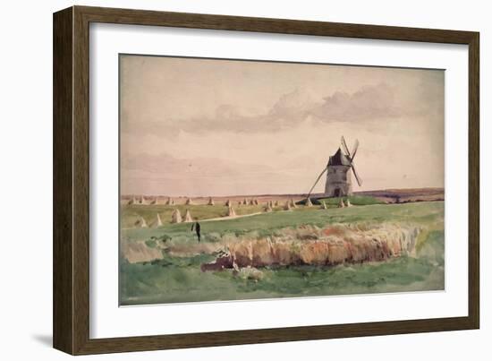 The Battlefield of Crecy, 26 August, 1346-John Absolon-Framed Giclee Print