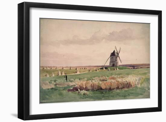 The Battlefield of Crecy, 26 August, 1346-John Absolon-Framed Giclee Print