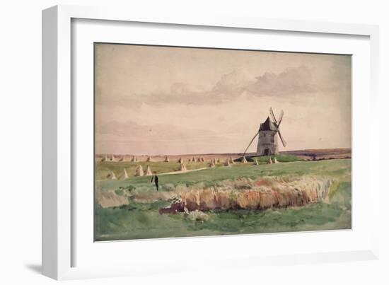 The Battlefield of Crecy, 26 August, 1346-John Absolon-Framed Giclee Print