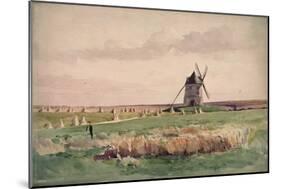 The Battlefield of Crecy, 26 August, 1346-John Absolon-Mounted Giclee Print