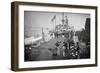 The Battleship HMS 'Resolution, Portsmouth, Hampshire, 1896-Gregory & Co-Framed Premium Giclee Print