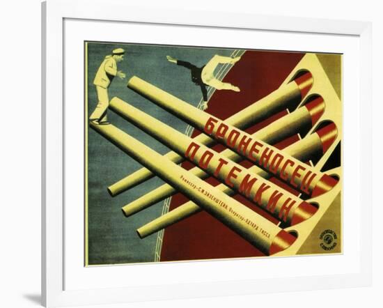 The Battleship Potemkin, 1925 (Bronenosets Potyomkin)-null-Framed Giclee Print