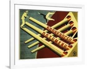 The Battleship Potemkin, 1925 (Bronenosets Potyomkin)-null-Framed Giclee Print