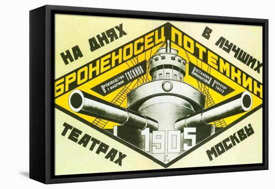 The Battleship Potemkin, 1925 (Bronenosets Potyomkin)-null-Framed Stretched Canvas