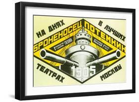 The Battleship Potemkin, 1925 (Bronenosets Potyomkin)-null-Framed Giclee Print