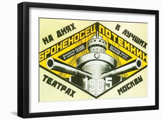 The Battleship Potemkin, 1925 (Bronenosets Potyomkin)-null-Framed Giclee Print