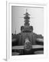 The Battleship South Dakota Resting in the Ship Storage Yard with It's Guns Sealed-Sam Shere-Framed Photographic Print