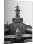 The Battleship South Dakota Resting in the Ship Storage Yard with It's Guns Sealed-Sam Shere-Mounted Photographic Print