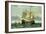 The Battleship Trafalgar-Frederick Tudgay-Framed Giclee Print