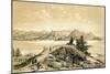 The Bay and Island of Hong Kong, 1847-E Gilks-Mounted Giclee Print