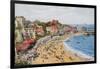 The Bay and Sands, Broadstairs-Alfred Robert Quinton-Framed Giclee Print