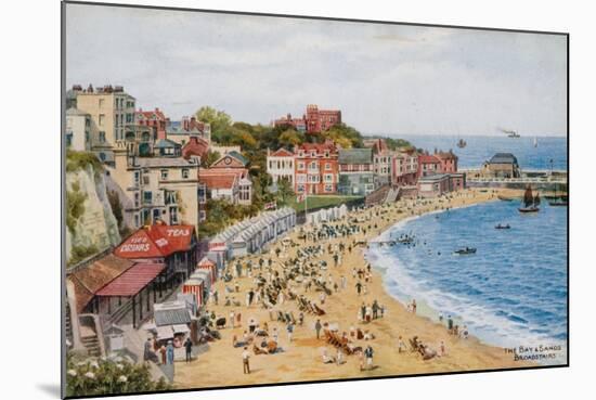 The Bay and Sands, Broadstairs-Alfred Robert Quinton-Mounted Giclee Print