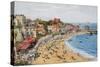 The Bay and Sands, Broadstairs-Alfred Robert Quinton-Stretched Canvas