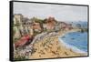 The Bay and Sands, Broadstairs-Alfred Robert Quinton-Framed Stretched Canvas