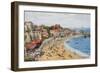 The Bay and Sands, Broadstairs-Alfred Robert Quinton-Framed Giclee Print