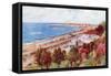The Bay and Spa Gardens, Felixstowe-Alfred Robert Quinton-Framed Stretched Canvas