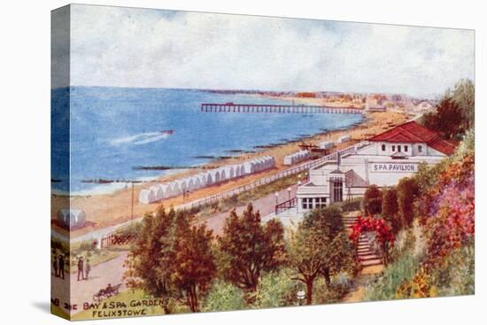 The Bay and Spa Gardens, Felixstowe-Alfred Robert Quinton-Stretched Canvas