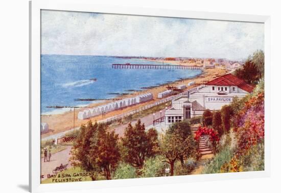The Bay and Spa Gardens, Felixstowe-Alfred Robert Quinton-Framed Giclee Print