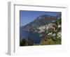 The Bay and the Village of Positano on the Amalfi Coast, Campania, Italy, Europe-Olivier Goujon-Framed Photographic Print