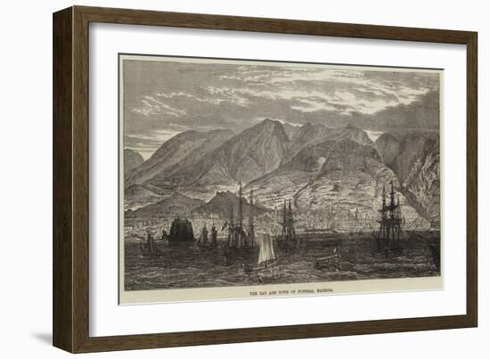 The Bay and Town of Funchal, Madeira-null-Framed Giclee Print