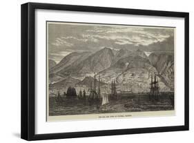 The Bay and Town of Funchal, Madeira-null-Framed Giclee Print