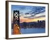 The Bay Bridge from Treasure Island in San Francisco, California, USA-Chuck Haney-Framed Photographic Print