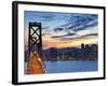 The Bay Bridge from Treasure Island in San Francisco, California, USA-Chuck Haney-Framed Photographic Print